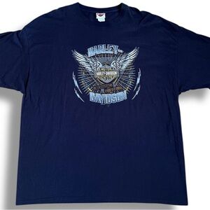 Harley Davidson Shirt Mens 3XL Black 2014 Baltimore Maryland Biker Motorcycle